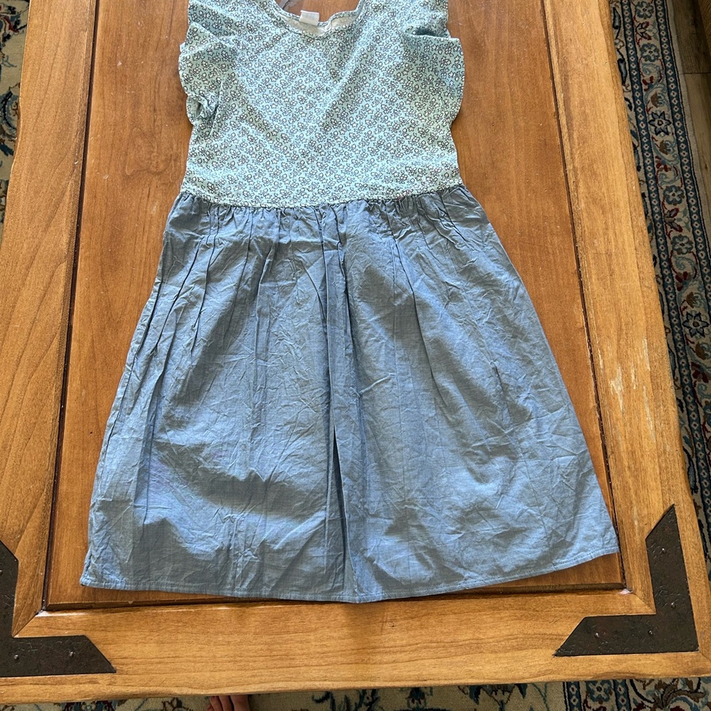 GAP Blue Printed Bodice Casual Girls Dress